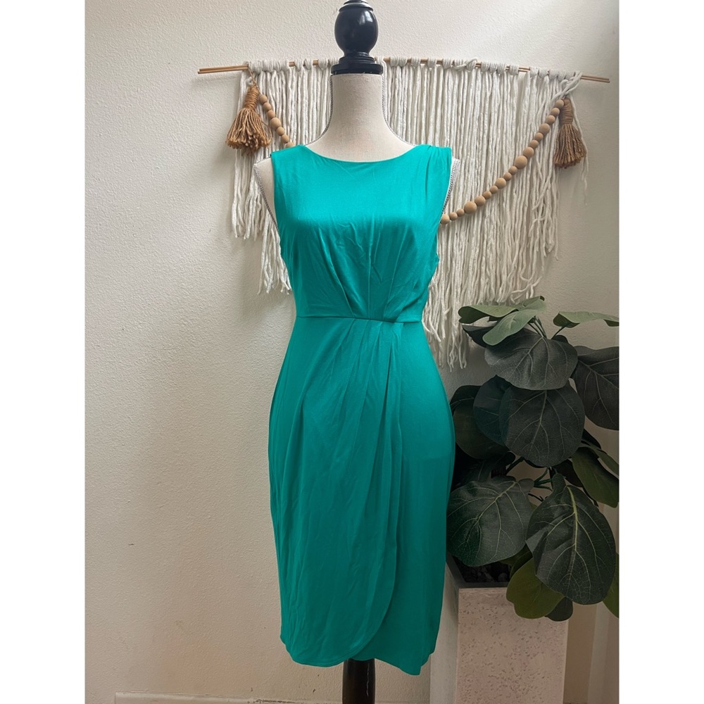 Jersey dress with waist pleat size XS
